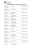 Tageslehrgang Februar 2026