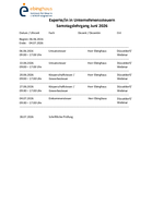 Samstagslehrgang Juni 2026