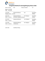 Samstagslehrgang Februar - März 2026